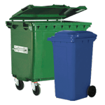 trolleys bins photo icon